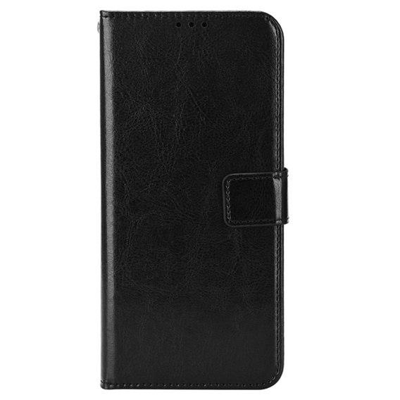 Pattintható tok a T Phone 2 5G, Crazy Horse Wallet, fekete