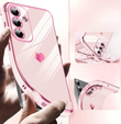 Telefontok a Samsung Galaxy S25 FE, Electro heart, rózsaszín rose gold