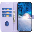 Pattintható tok a Samsung Galaxy A55 5G,BINFEN Wallet, lila