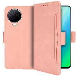 Pattintható tok a Infinix Note 12 2023, Card Slot, rózsaszín