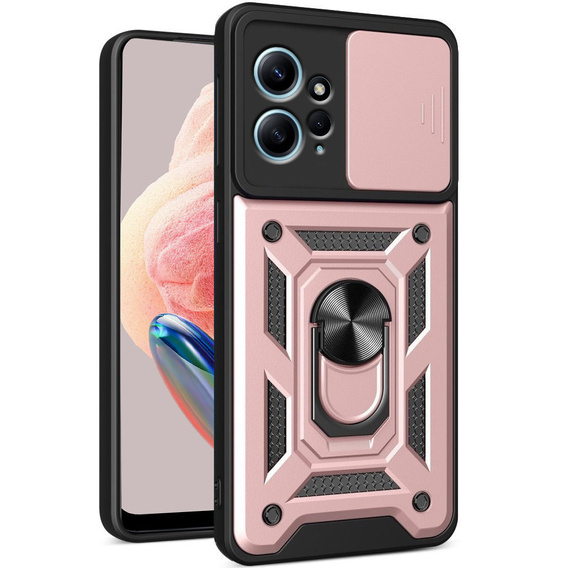 Telefontok a Xiaomi Redmi Note 12 4G, CamShield Slide, rózsaszín rose gold
