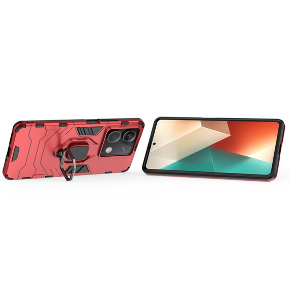 Telefontok a Xiaomi Redmi Note 13 5G, Kickstand Ring, piros