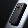 NILLKIN tok Google Pixel 8A, szilikon CamShield tok MagSafe-hoz, fekete