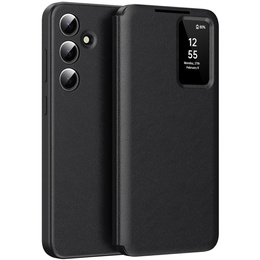 Flip tok Samsung Galaxy S25+ Plus, Smart View Wallet, fekete