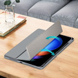 Tok Xiaomi Pad 6S Pro 12.4, Smartcase Hybrid, tolltartó résszel, szürke