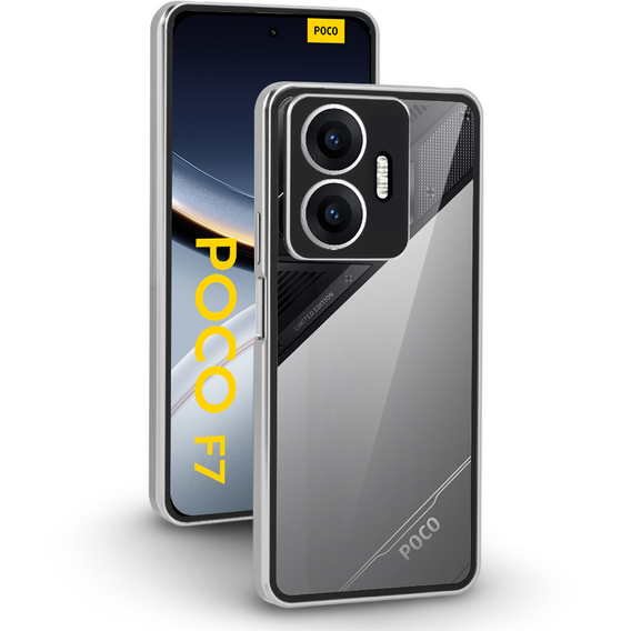 Mágneses Dual Glass tok a Xiaomi Poco F7 5G számára