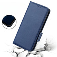 Pattintható tok a Nokia X30 5G, Wallet Litchi Magnet Case, sötétkék