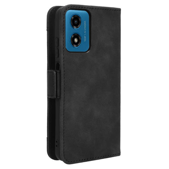 Pattintható tok a Motorola Moto G24 / G24 Power / G04, Card Slot, fekete
