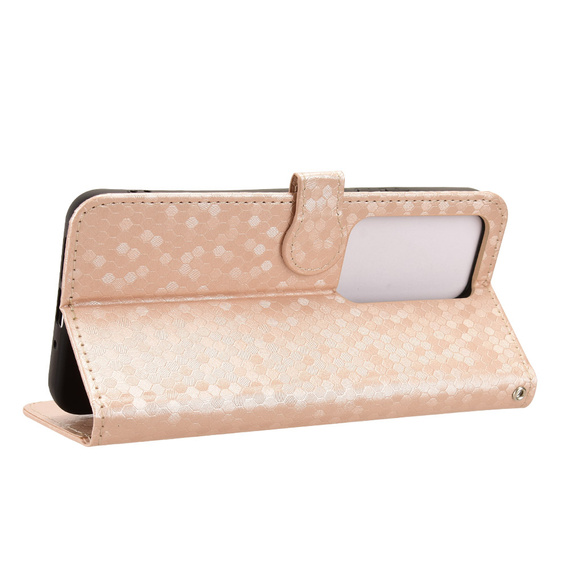 Flap tok Xiaomi Redmi Note 14 4G, Wallet Rhombus, fekete