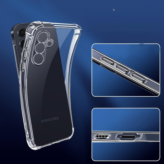 Telefontok a Samsung Galaxy M55 5G, Dropproof, átlátszó