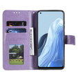 Pattintható tok a Oppo Reno7 5G, Mandala, lila