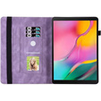 Telefontok a Lenovo Tab M9, Wallet Pen Slot, butterflies, barna