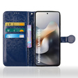 Flap tok Motorola Moto G56 5G, Wallet Rhombus, kék