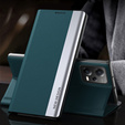 Pattintható tok a Xiaomi Poco X5 5G / Redmi Note 12 5G, Side Magnetic, zöld