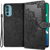 Pattintható tok a Motorola Moto G52 / G82 5G, Mandala, fekete