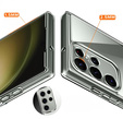 Telefontok a Samsung Galaxy S23 Ultra, Premium Armor Slim, átlátszó