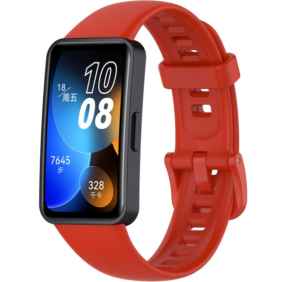Silikonowy Gumowy Pasek do Huawei Band 8, biały