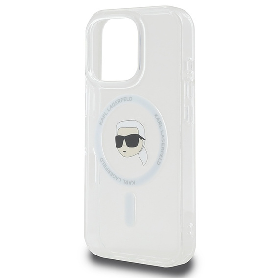 Karl Lagerfeld IML fém Karl Head MagSafe tok iPhone 16 Pro Max készülékhez