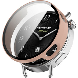 2 az 1-ben tok + edzett üveg a Xiaomi Watch S4 41 mm-es modellhez