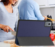 Tok Lenovo Idea Tab 11" 2025 TB336FU TB336ZU, állvány, Smartcase tolltartóval, tengerészkék színű