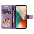 Pattintható tok a Xiaomi Redmi Note 13 5G, Mandala, lila