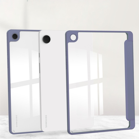Tok Samsung Galaxy Tab A9+, Smartcase Hybrid, tolltartó résszel, lila