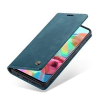 CASEME tok Samsung Galaxy A71, Leather Wallet Case, zöld