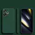Telefontok a Xiaomi Poco F6, Silicone Lite, zöld
