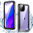 IP68 vízálló tok a iPhone 13, fekete