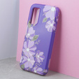 Telefontok a Samsung Galaxy A14 4G/5G, Suritch Full Body Flowers, lila
