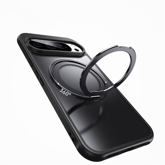 Tok Google Pixel 10 / 10 Pro , MagSafe tokhoz, állvánnyal, fekete