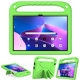 Gyermek tok Lenovo Tab M10 10.1 Gen 3, gyermek tok fogantyúval, zöld