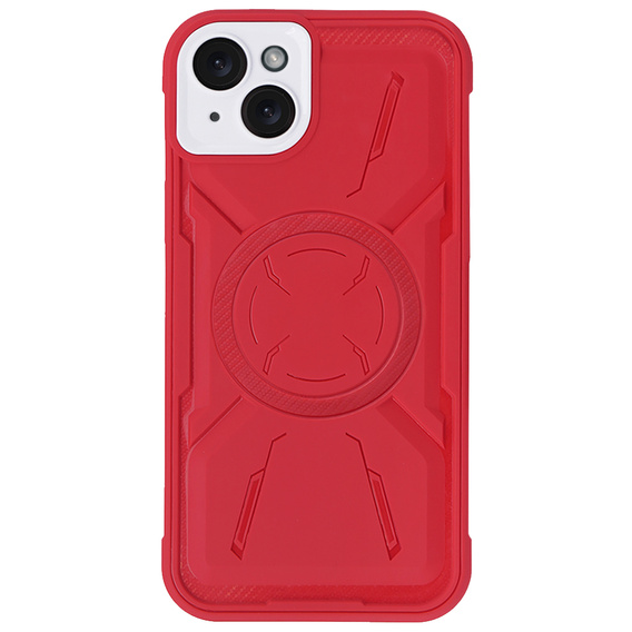 Tok iPhone 15 Plus, ERBORD Armor Mag, piros