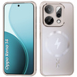 Tok Oppo Reno 14 készülékhez, MagSafe, kameravédelemmel, arany színű