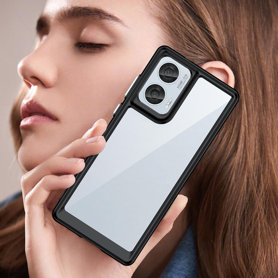 Telefontok a Motorola Edge 50 Fusion 5G, Fusion Hybrid, átlátszó / fekete