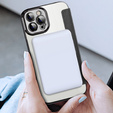 Pattintható tok a iPhone 11 Pro Max, RFID Wallet MagSafe CamShield, fekete