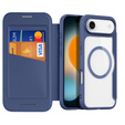 Dux Ducis tok iPhone Air, Skin X Pro, pánttal, MagSafe-hoz, tengerészkék