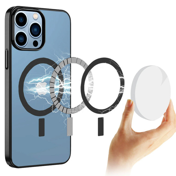 Telefontok a iPhone 13 Pro Max, ERBORD Hybrid MagSafe Case, kék