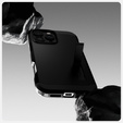 Spigen tok iPhone 16 Pro készülékhez, Tough Armor Mag Mag MagSafe, fekete + 9H edzett üveg