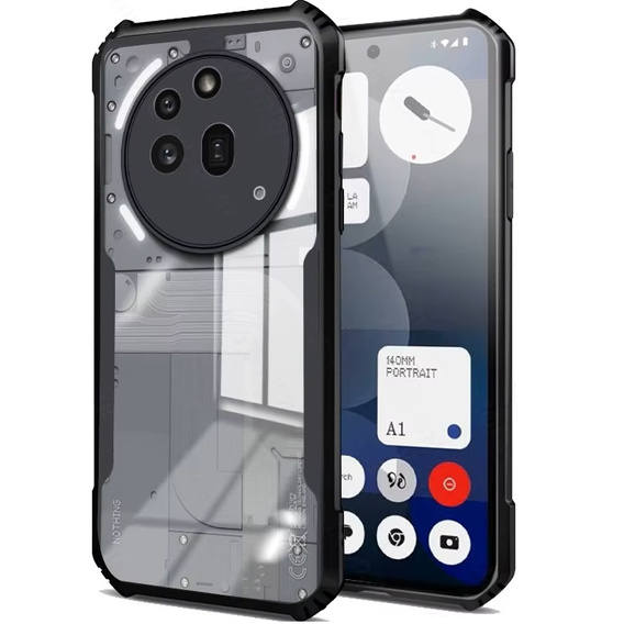 Telefontok a Nothing Phone 3A Pro, AntiDrop Hybrid, fekete