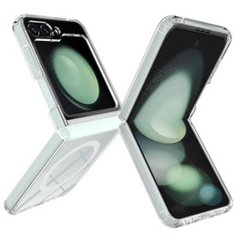 Tok a Samsung Galaxy Z Flip7 FE / Z Flip6, Fusion Hybrid, MagSafe-hoz, átlátszó