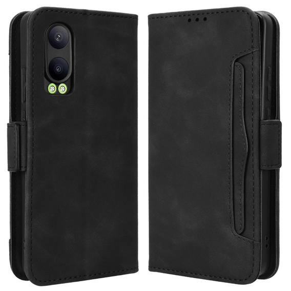 Pattintható tok a OnePlus Nord CE4 Lite, Card Slot, fekete