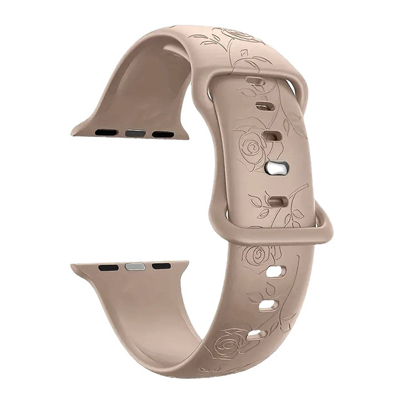 Szilikon szíj Apple Watch 1/2/3/4/4/5/6/7/8/9/SE 38/40/41/mm-es órához