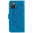 Pattintható tok a Xiaomi Redmi 10, Mandala, kék
