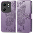 Pattintható tok a Infinix Hot 50i 4G, Butterfly, lila