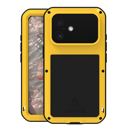 Páncélozott tok edzett üveggel iPhone 17-hez