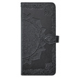 Pattintható tok a Oppo A38 4G / Oppo A18 4G, Mandala, fekete