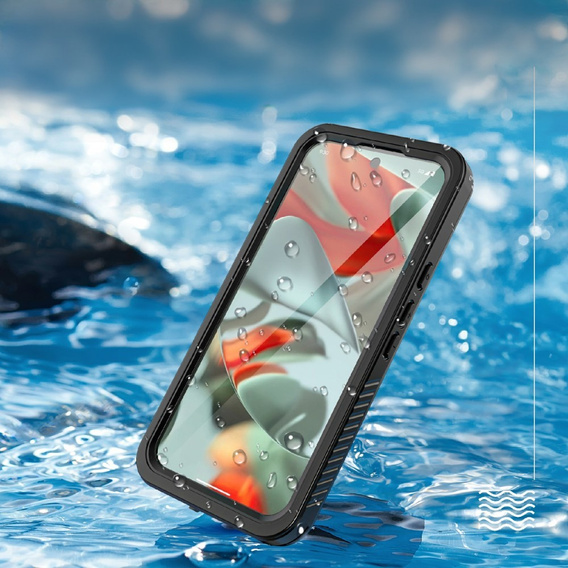 IP68 vízálló tok Google Pixel 9 Pro XL, Redpepper, fekete
