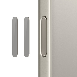 2x NORTHJO kamera vezérlőgomb üveg iPhone 16 / 16 Plus / 16 Pro / 16 Pro Max készülékhez, bézs színű