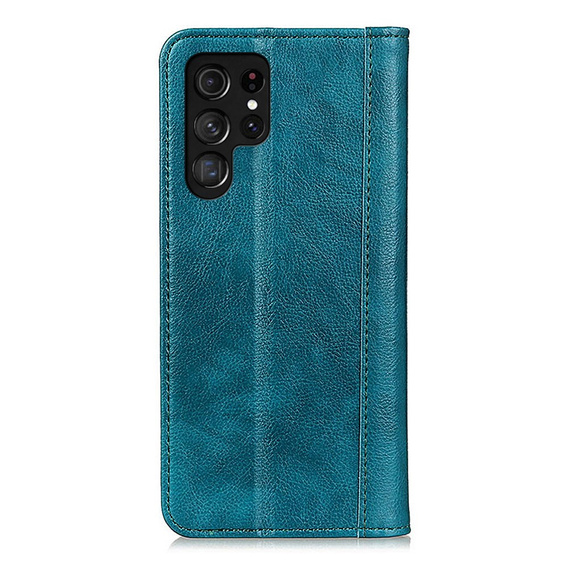 Telefontok a Samsung Galaxy S25 Ultra, Wallet Litchi Leather, zöld